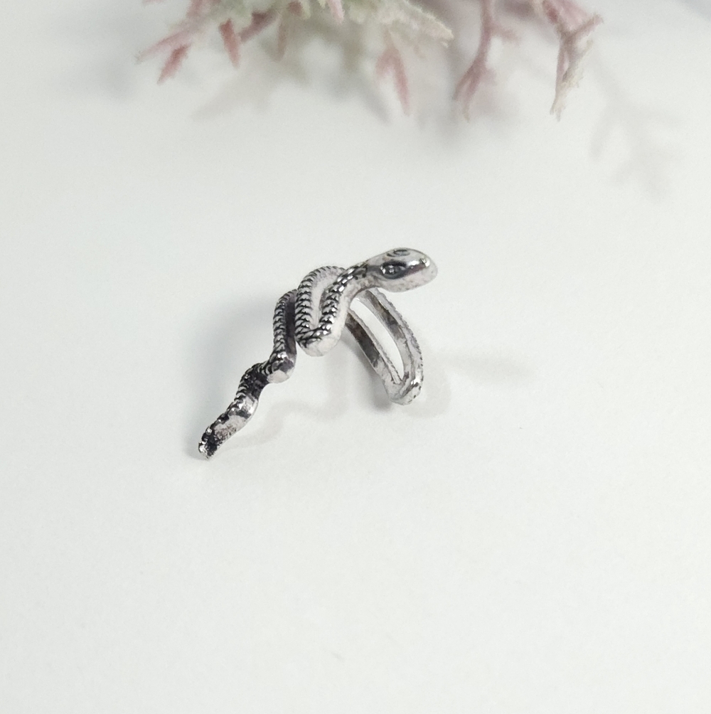 Official Silver River Dale Southside Serpents Snake Cuff Earring Marked inside - Picture 7 of 9